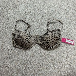 Xhilaration Leopard Print Bikini Top